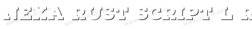 Nexa Rust Script L R字体转换